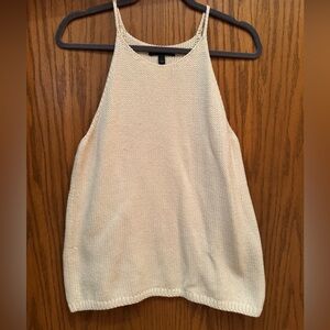 Banana Republic - cream knit tank